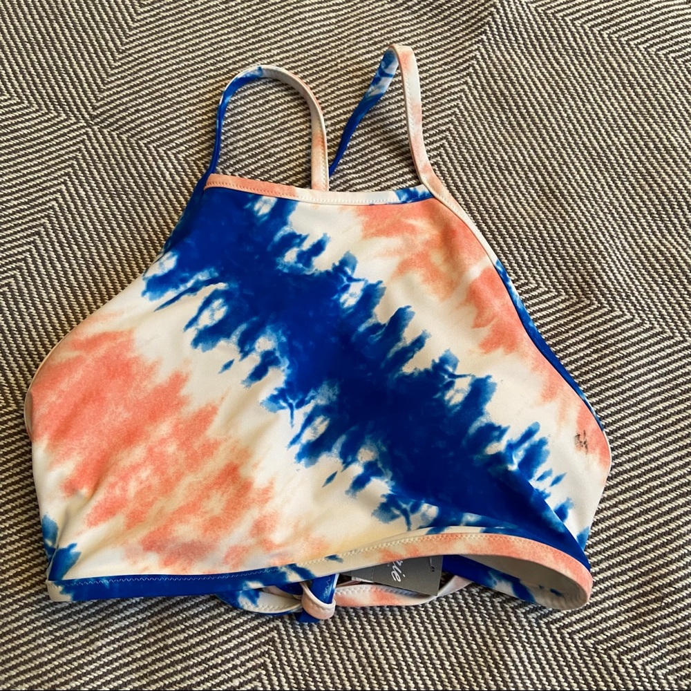 Aerie Tie-Dye Halter Bikini Top